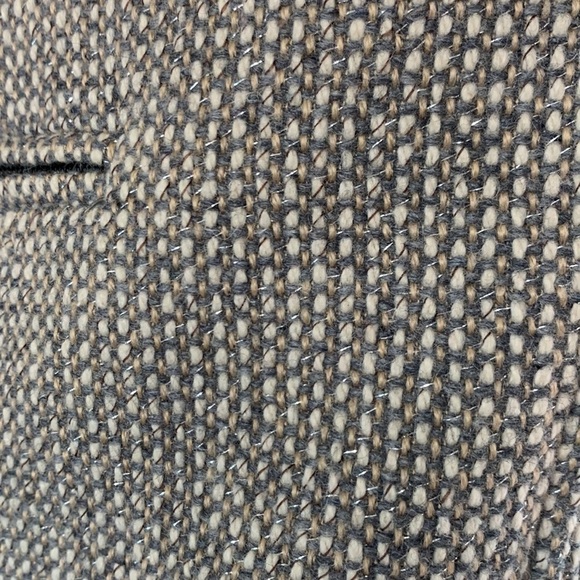 TALBOTS size 10 wool grey blazer - Picture 3 of 9